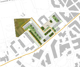 Riqualificazione degli spazi esterni di Piazza Dalla Chiesa e Piazza Piscitelli, verde urbano e orti urbani