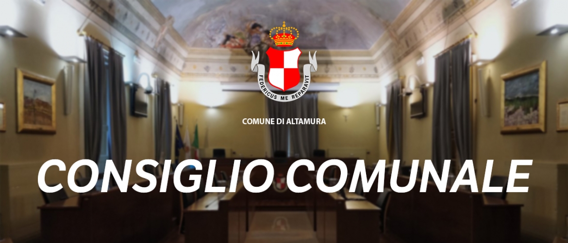 Convocazione del Consiglio comunale