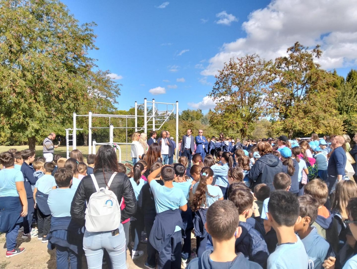 Un'area attrezzata per lo sport e il tempo libero nel Parco San Giuliano