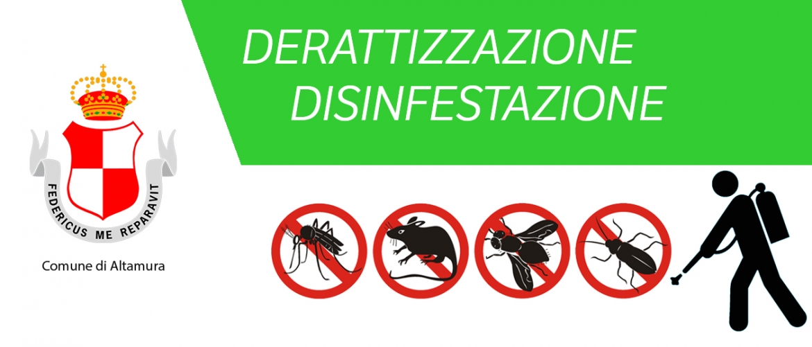 Interventi di derattizzazione e disinfestazione – Novembre 2021